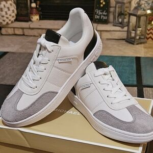 Michael Kors White and Gray Women's Sneakers